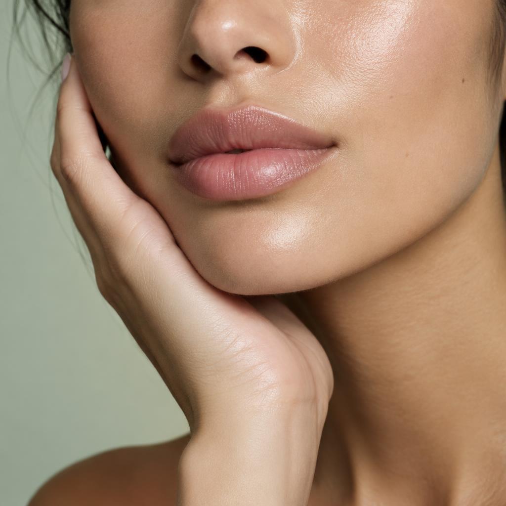 Dermal fillers illustrative beauty portrait
